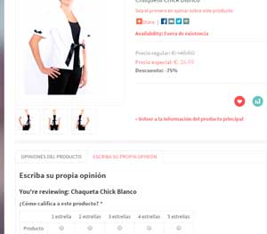 errores seo No proporcionar reseñas de los productos