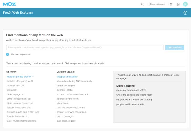 Fresh Web Explorer Fresh Web Explorer