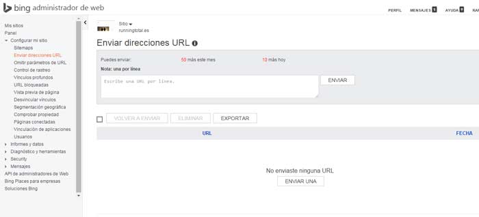 enviar urls bing webmaster tools enviar urls bing webmaster tools