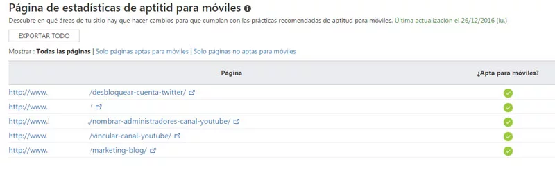 Página de estadísticas de aptitud para móviles Página de estadísticas de aptitud para móviles