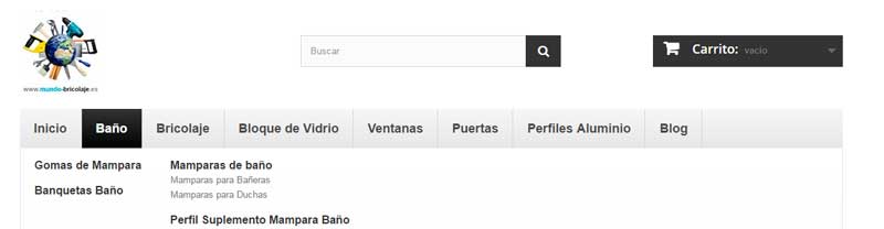 Categorías de una tienda online Categorías de una tienda online
