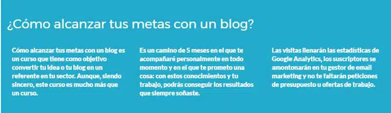 alcanzar tus metas con un Blog