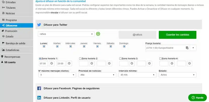 Optimización de la difusión del contenido Optimización de la difusión del contenido