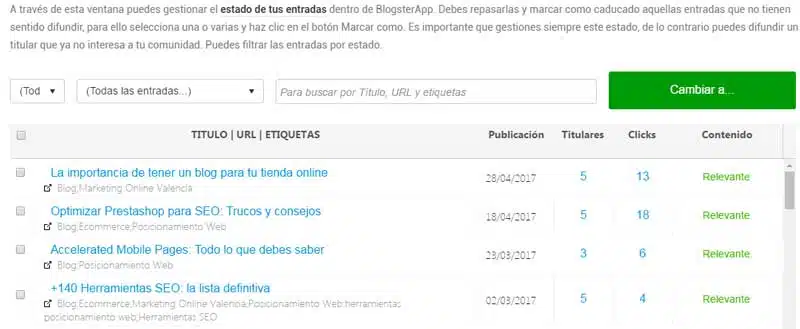 Revivir contenido de tu blog Revivir contenido de tu blog