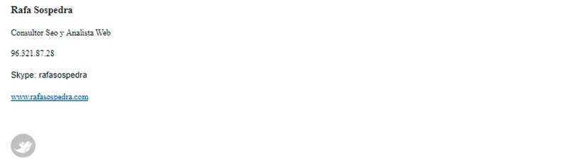 firma email