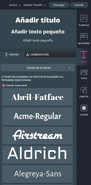 texto edit