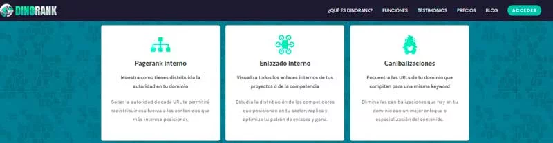opciones dinorank 