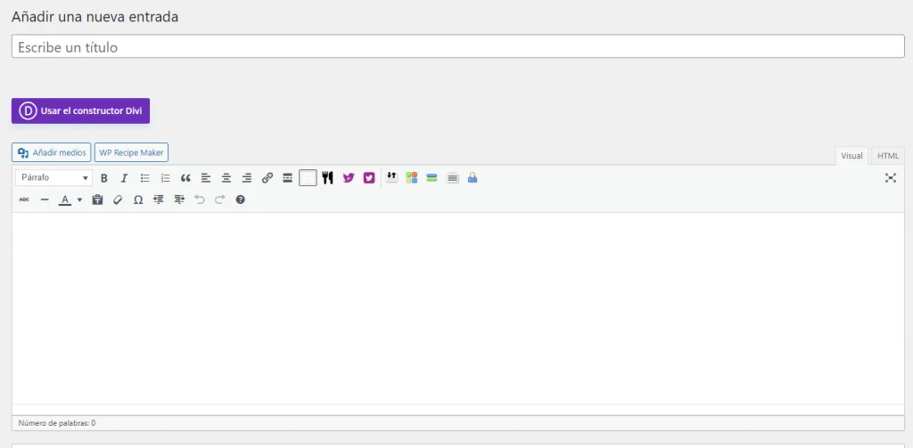 Cómo crear una entrada en WordPress Cómo crear una entrada en WordPress