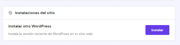 Instalación de WordPress Instalación de WordPress