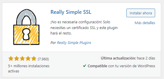 plugin really simple ssl