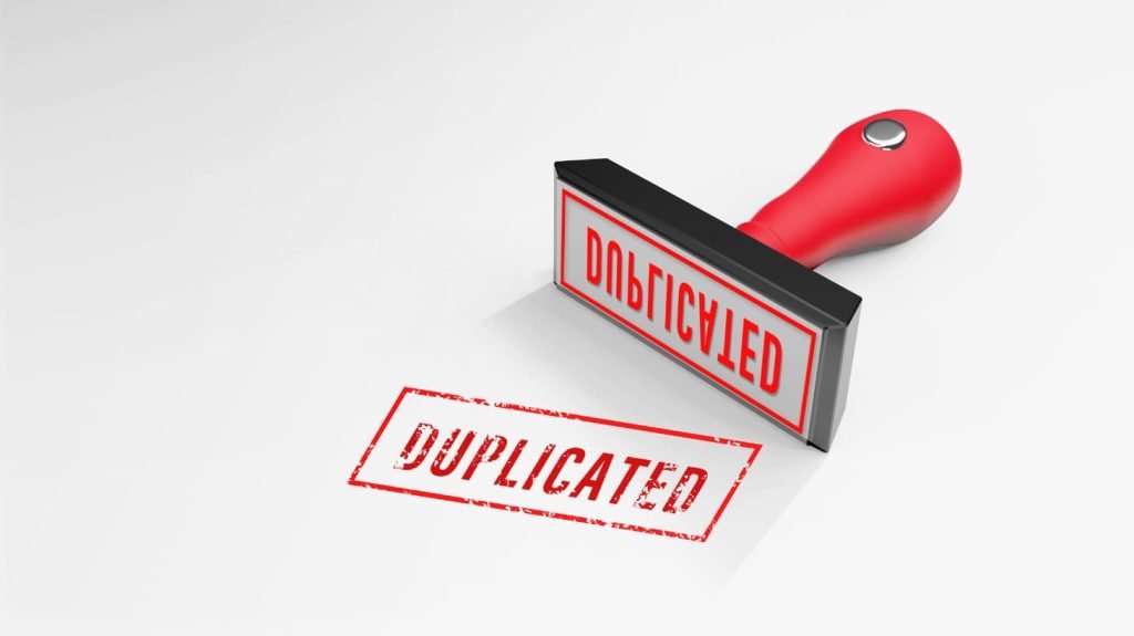 contenido duplicado google