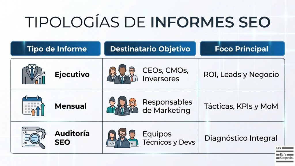 Tipos de Informes SEO